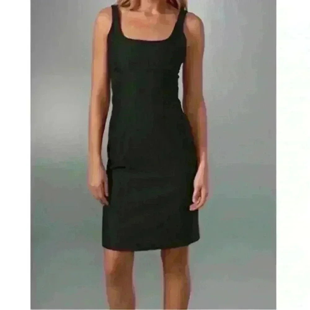 EUC Diane Von Furstenburge - DVF Bodycon Black Bridget Dress Size 2 - Picture 2 of 15